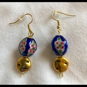 Cloisonné-inspired Earrings